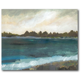 Seaside View II 16" x 20" Gallery-Wrapped Canvas Wall Art