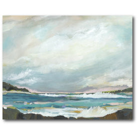 Seaside View III 16" x 20" Gallery-Wrapped Canvas Wall Art