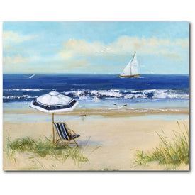 Beach Life I 16" x 20" Gallery-Wrapped Canvas Wall Art