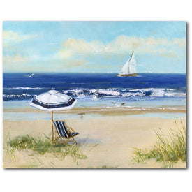 Beach Life I 20" x 24" Gallery-Wrapped Canvas Wall Art