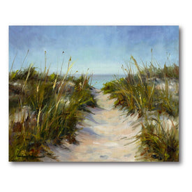Seagrass and Sand 16" x 20" Gallery-Wrapped Canvas Wall Art