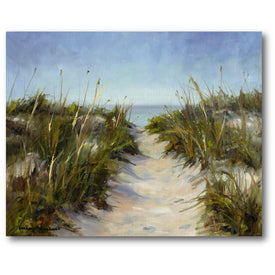 Seagrass and Sand 20" x 24" Gallery-Wrapped Canvas Wall Art
