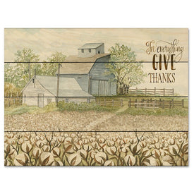 In Everything Give Thanks 12" x 16" Wood Pallet Wall Art