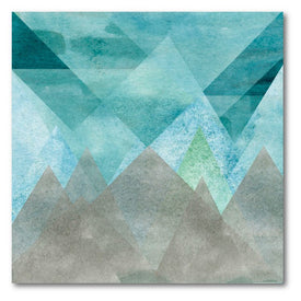 Triangle Mountain 16" x 16" Gallery-Wrapped Canvas Wall Art