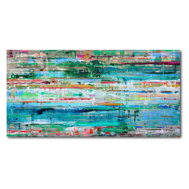 Tropic Reflection I 24" x 48" Gallery-Wrapped Canvas Wall Art