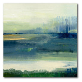 Glistening Meadow Detail II 30" x 30" Gallery-Wrapped Canvas Wall Art