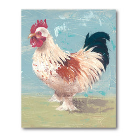 Rooster 16" x 20" Gallery-Wrapped Canvas Wall Art