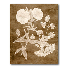 Botanical in Taupe II 16" x 20" Gallery-Wrapped Canvas Wall Art