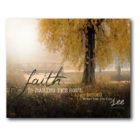 Faith and Family 16" x 20" Gallery-Wrapped Canvas Wall Art