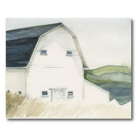 Watercolor Barn IV 16" x 20" Gallery-Wrapped Canvas Wall Art