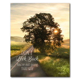 Don't Look Back 16" x 20" Gallery-Wrapped Canvas Wall Art
