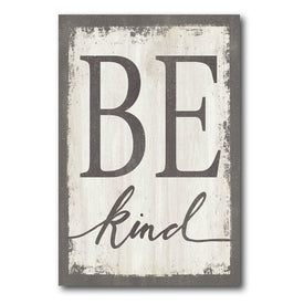 Be Kind 12" x 18" Gallery-Wrapped Canvas Wall Art
