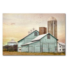 At the Farm 12" x 18" Gallery-Wrapped Canvas Wall Art