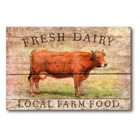 Local Farm Food 18" x 26" Gallery-Wrapped Canvas Wall Art