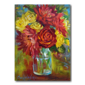 Autumn Floral 16" x 20" Gallery-Wrapped Canvas Wall Art