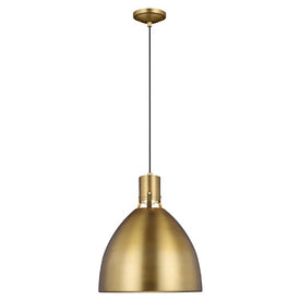 Pendant Brynne LED 1 Lamp Burnished Brass
