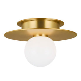Nodes Single-Light Small Flush Mount Ceiling Fixture by Kelly