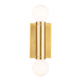 Beckham Modern Two-Light Wall Sconce by Thomas O'Brien