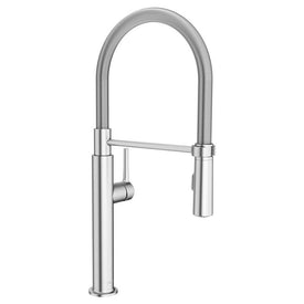 Studio S Semi-Pro Single Handle Pull-Down Dual-Spray Kitchen Faucet - Stainless Steel