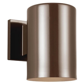 Outdoor Cylinders Single-Light LED Small Outdoor Wall Sconce