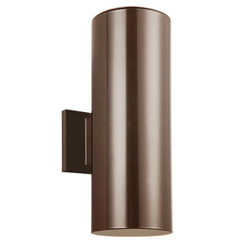 Outdoor Cylinders Two-Light Outdoor Wall Sconce