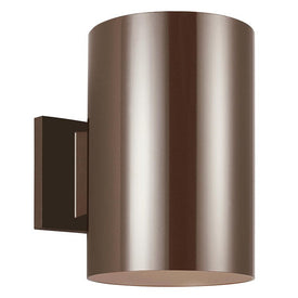 Outdoor Cylinders Single-Light LED Large Outdoor Wall Sconce