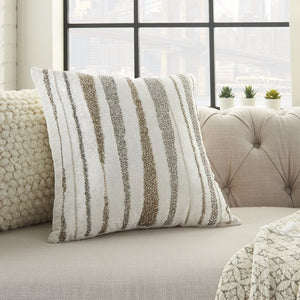 E1057-18X18-IVORY Decor/Decorative Accents/Pillows
