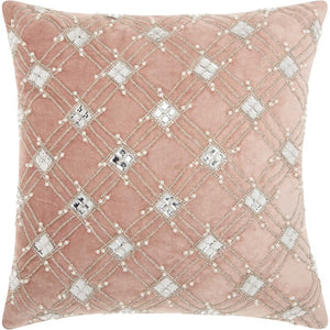 E1339-18X18-ROSE Decor/Decorative Accents/Pillows