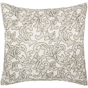 E5553-20X20-SILVR Decor/Decorative Accents/Pillows