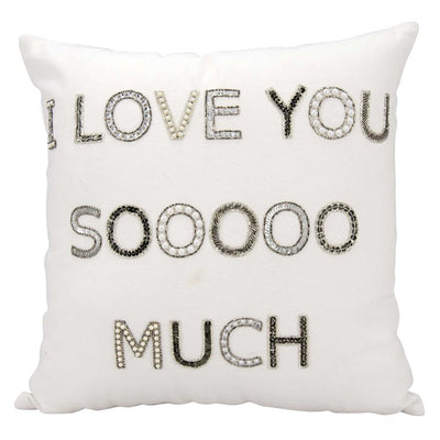 E6296-18X18-WHITE Decor/Decorative Accents/Pillows