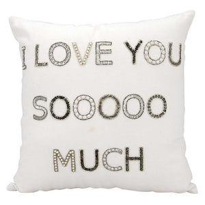 E6296-18X18-WHITE Decor/Decorative Accents/Pillows