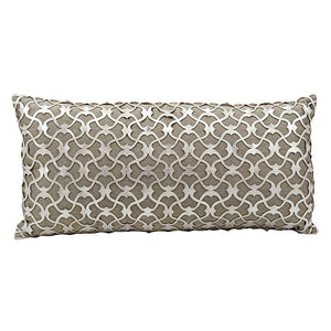 ES016-18X18-SILWT Decor/Decorative Accents/Pillows