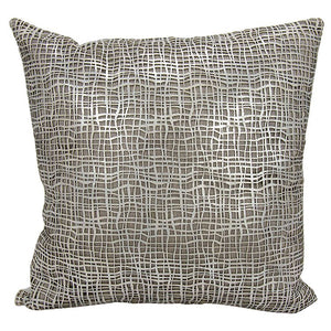 ES022-18X18-SILWT Decor/Decorative Accents/Pillows