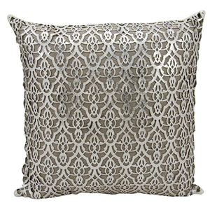 ES829-18X18-SILWT Decor/Decorative Accents/Pillows