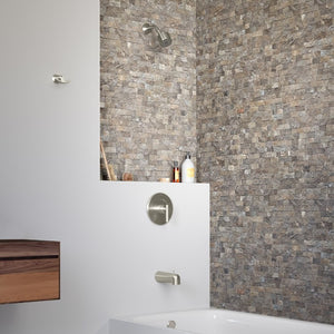 3502-CYL-B-STN-1.5-TRM Bathroom/Bathroom Tub & Shower Faucets/Tub & Shower Faucet Trim