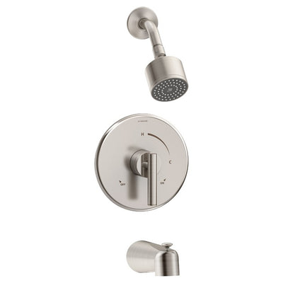 3502-CYL-B-STN-1.5-TRM Bathroom/Bathroom Tub & Shower Faucets/Tub & Shower Faucet Trim
