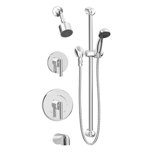 3506-H321-V-CYL-B-1.5-TRM Bathroom/Bathroom Tub & Shower Faucets/Showerhead & Handshower Combos