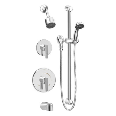 Product Image: 3506-H321-V-CYL-B-1.5-TRM Bathroom/Bathroom Tub & Shower Faucets/Showerhead & Handshower Combos