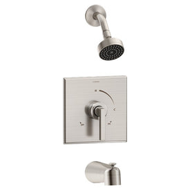 Duro Single Handle Tub and Shower Faucet Trim Kit with Single-Function Shower Head and Tub Spout without Valve (1.5 GPM)