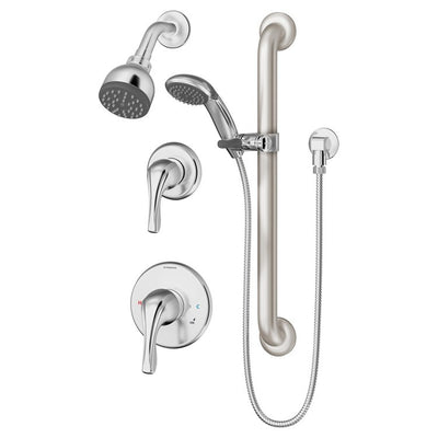 Product Image: 9605-PLR-1.5-TRM Bathroom/Bathroom Tub & Shower Faucets/Showerhead & Handshower Combos