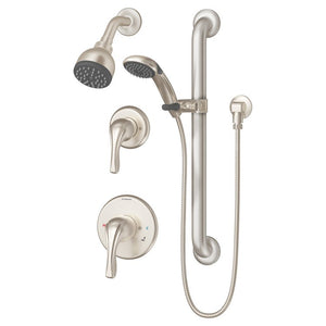 9605-PLR-1.5-TRM-STN Bathroom/Bathroom Tub & Shower Faucets/Showerhead & Handshower Combos