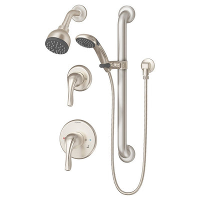 Product Image: 9605-PLR-1.5-TRM-STN Bathroom/Bathroom Tub & Shower Faucets/Showerhead & Handshower Combos