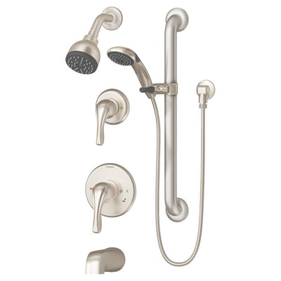 Product Image: 9606-PLR-1.5-TRM-STN Bathroom/Bathroom Tub & Shower Faucets/Showerhead & Handshower Combos