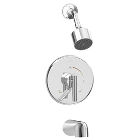 Dia Single Handle Wall-Mount Tub and Shower Faucet Trim Kit without Valve (1.5 GPM)