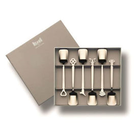Evento Stainless Steel Ice Cream Spoons Set of 6 in Gift Box