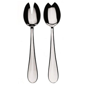 Natura Two-Piece Stainless Steel Salad Server Set