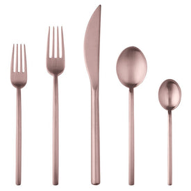 Due Five-Piece Ice Bronzo Flatware Set