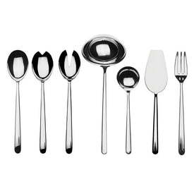 Linea Seven-Piece Stainless Steel Serving Set