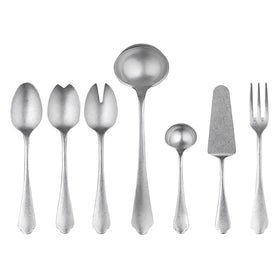 Dolce Vita Seven-Piece Pewter Stainless Steel Serving Set