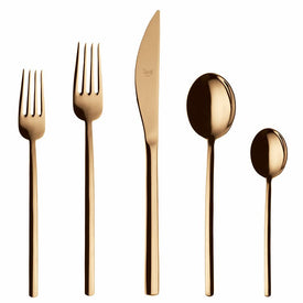 Due Five-Piece Oro Flatware Set